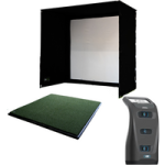 GC3 HOME GOLF SIMULATOR BUNDLE W 3m x H 2.5m x D 1.5m (9’10 x 8’2 x 4’11) £200 OFF + FREE SIDE BARRIERS (pre order shipping first week of December)