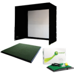 Optishot Home Golf Simulator Bundle W 3m x H 2.5m x D 1.5m (9’10 x 8’2 x 4’11) (9’10 x 8’2 x 4’11) £200 OFF + FREE SIDE BARRIERS (pre order shipping first week of December)